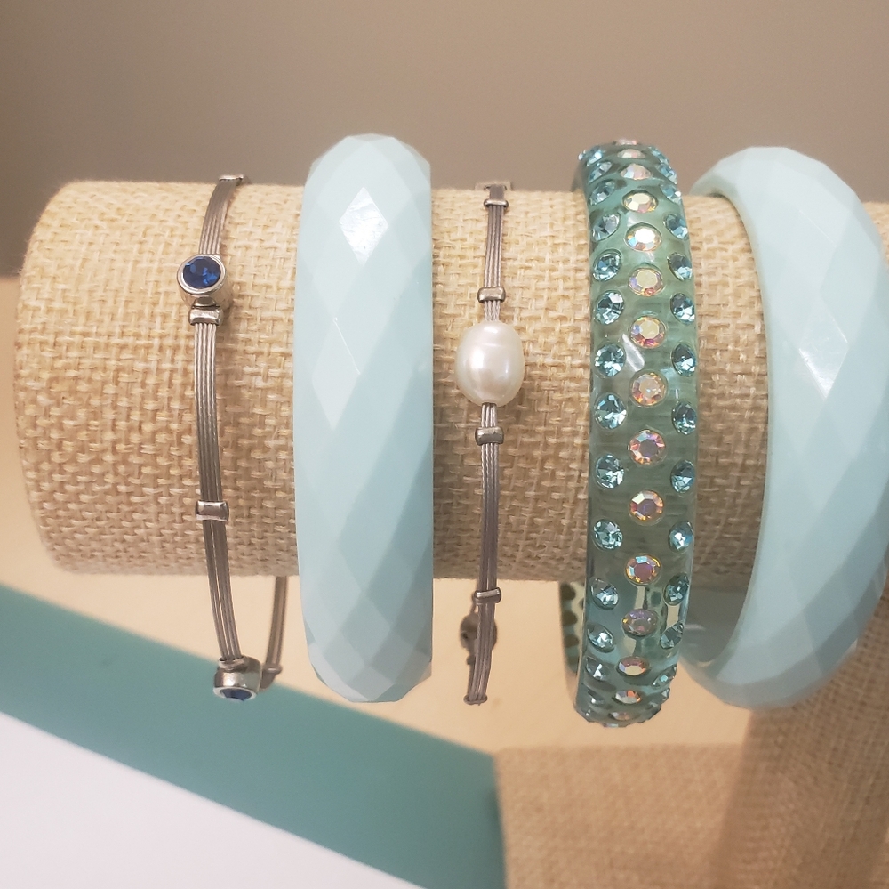 Bracelet Bundle, Bangle Bracelet Bundle, 9 Bracel… - image 6